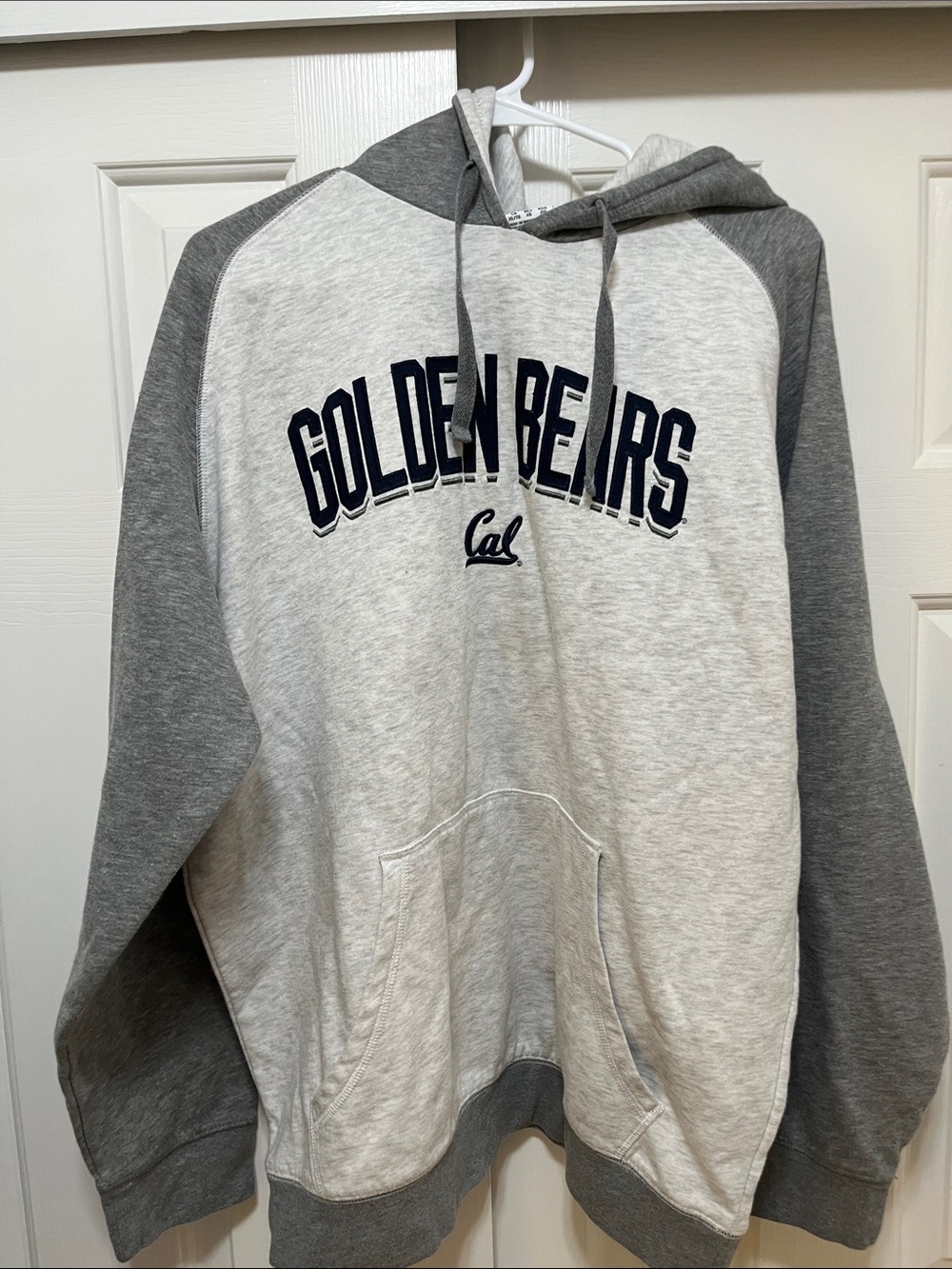 Champion Two-Tone Gray "Golden Bears" Crewneck Hoodie